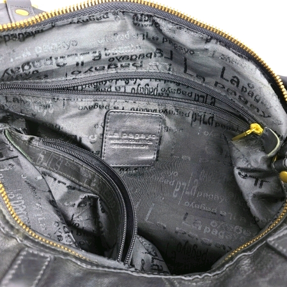 La Pagayo Rockstud Double Flip Leather Bag - Picture 6 of 9